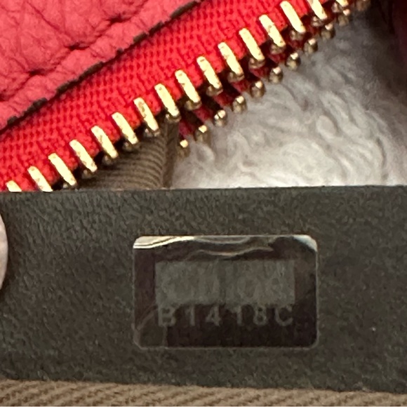 Like new Chloe Medium Marcie with long strap in a luscious poppy red! - Picture 12 of 14